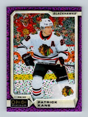 2018-19 O-Pee-Chee Platinum Violet Pixels #40 Patrick Kane