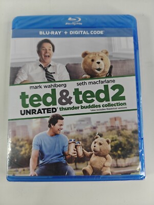 Ted / Ted 2 Blu-ray Seth MacFarlane Mark Wahlberg Mila Kunis NEW