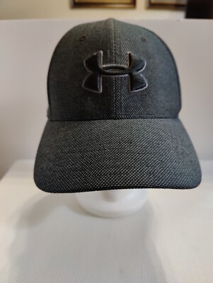 Under Amour Baseball Hat Cap Adult Large/XL Black Fitted Mens 