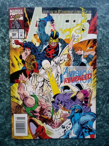 Avengers #362 FN/VF 7.0 (1993 MARVEL COMICS) Newsstand | eBay