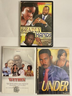 DVD lot of obscure films, Deadly Hands parts 3&4, Within 1&2, Under 1&2 tested