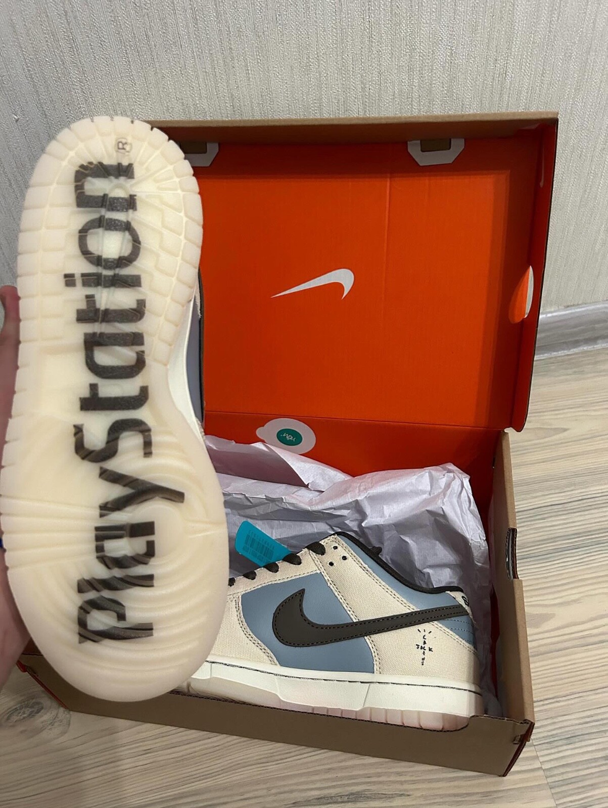 nike dunk low travis x playstation | eBay