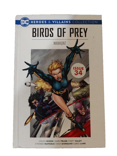 Birds Of Prey Manhunt Issue 34 Hardbook  dc heores and villians collection