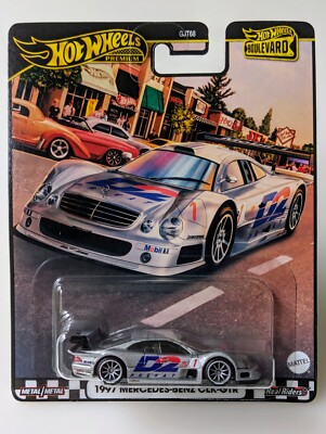 Hot Wheels Boulevard silver 1997 Mercedes-Benz CLK GTR *read description*
