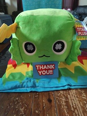 *NO CODE* Pet Simulator X Titanic Lucki Plush Big Games PLUSHES & Drawstring Bag