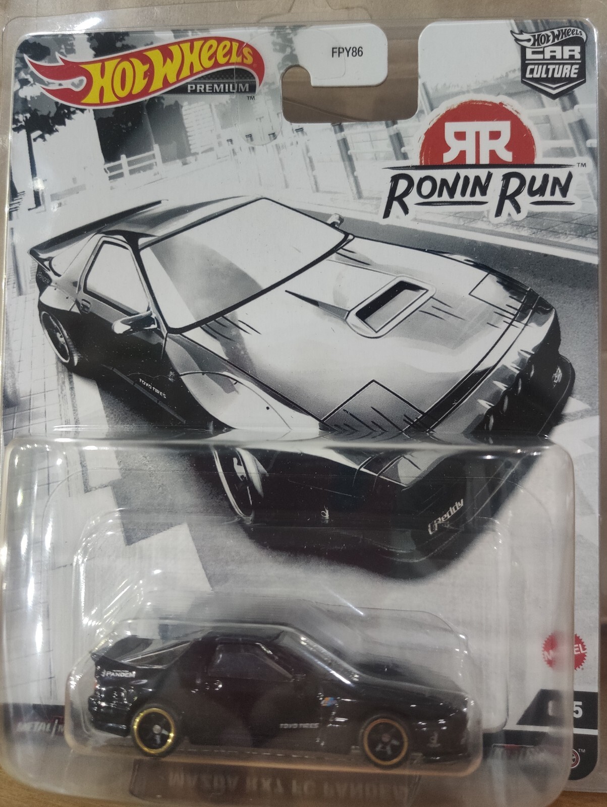 [レア] ホットウィール RONIN RUN マツダ RX-7 FC チェイス 2022 Hot Wheels 1:64 Car Culture 