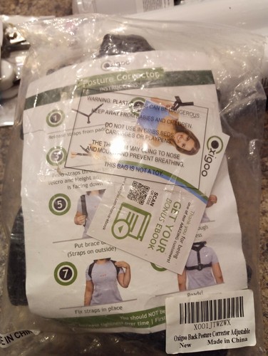 Oxigoo~Posture corrector~Unisex~Free SizeLightweight~Free Size~New in Package~