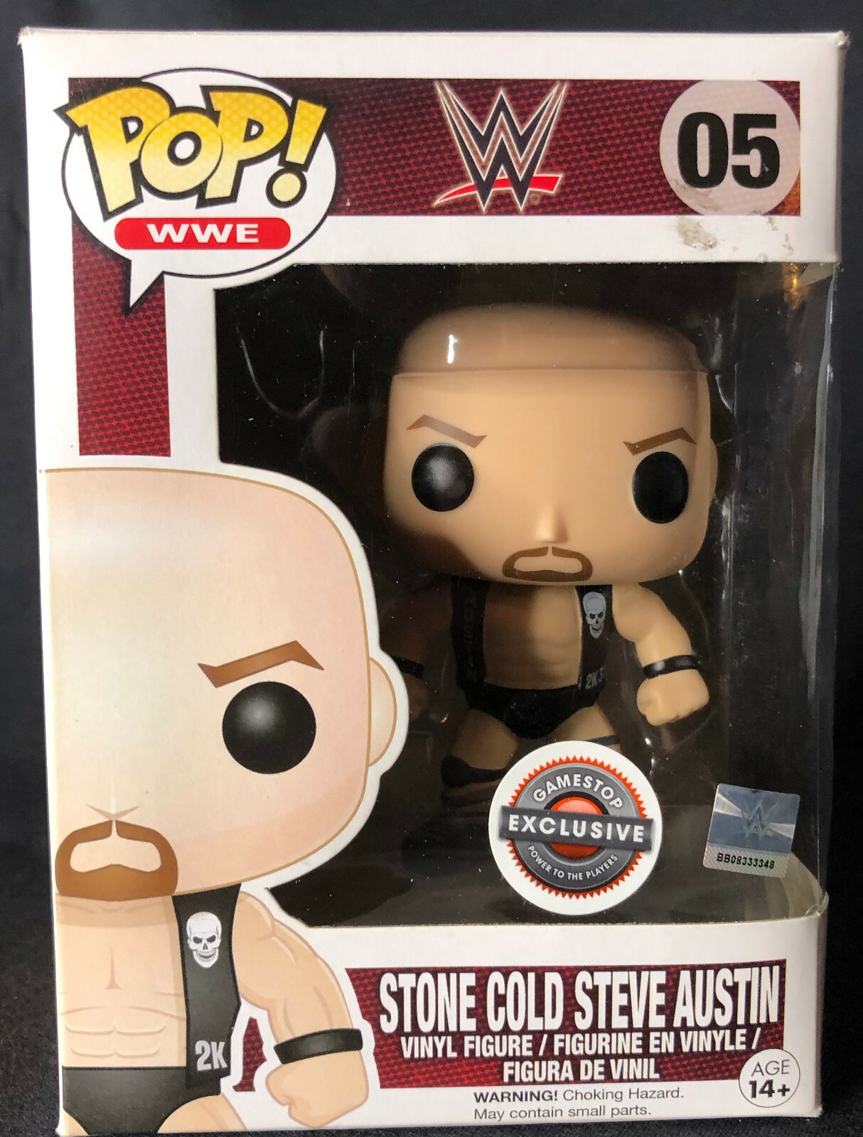 スポーツ選手 FUNKO POP WWE 05 STONE COLD STEVE AUSTIN Funko POP! WWE Figure: Stone Cold Steve Austin with