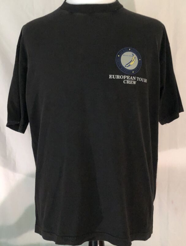 Lou Reed Velvet Underground 1993 European Tour Black Crew Shirt Size XL RARE
