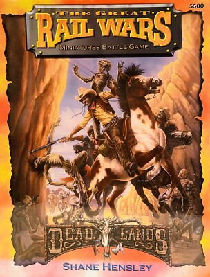 DEADLANDS Rail Wars Miniatures Battles Pinnacle 5500 Softcover Weird West RPG