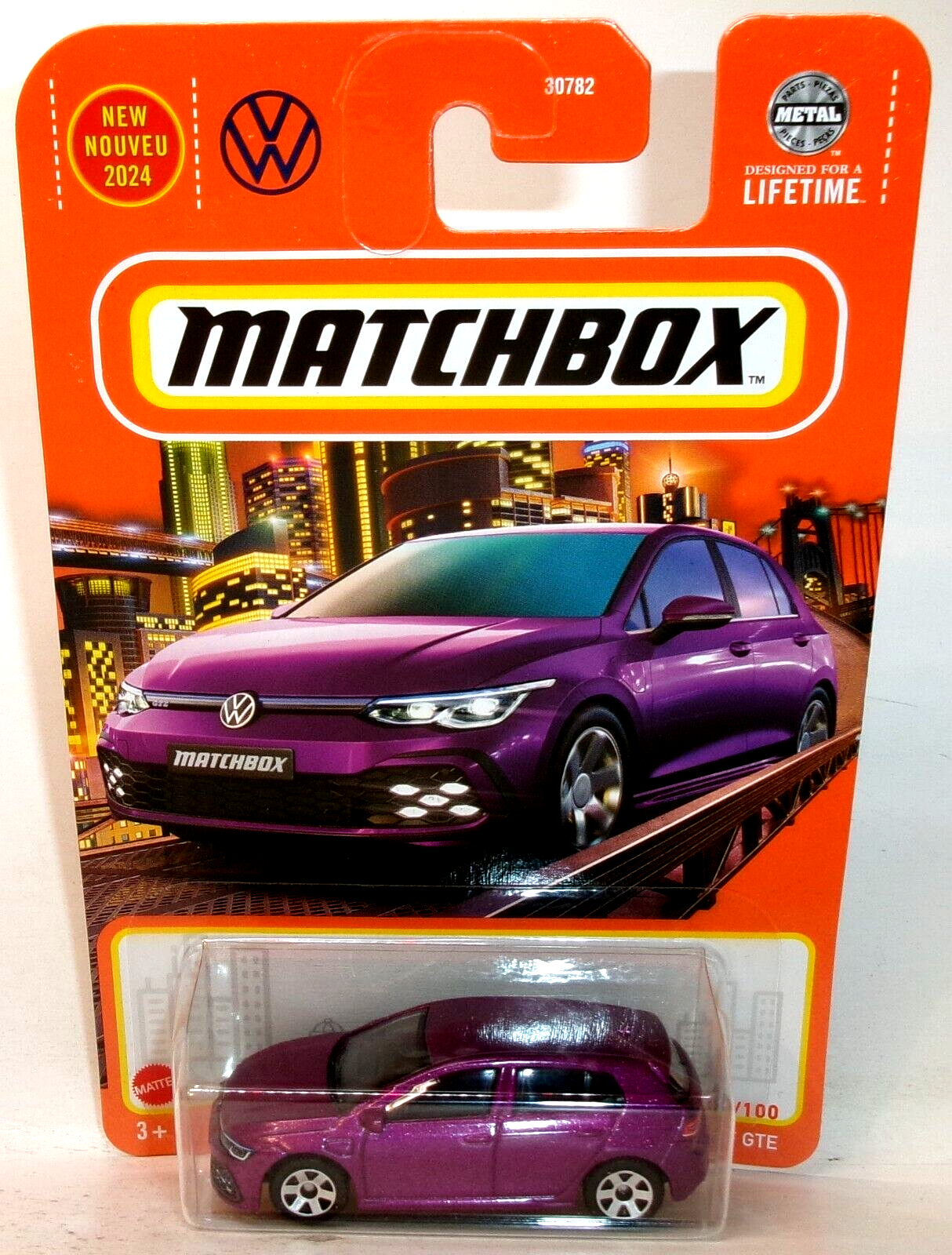 2024 MATCHBOX 1:64 MBX METRO 25/100 PURPLE 2021 VOLKSWAGEN