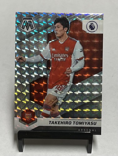 冨安健洋 Panini Prizm Gold Prizm 10枚限定 Takehiro Tomiyasu 2021-22 Panini Mosaic Premier League
