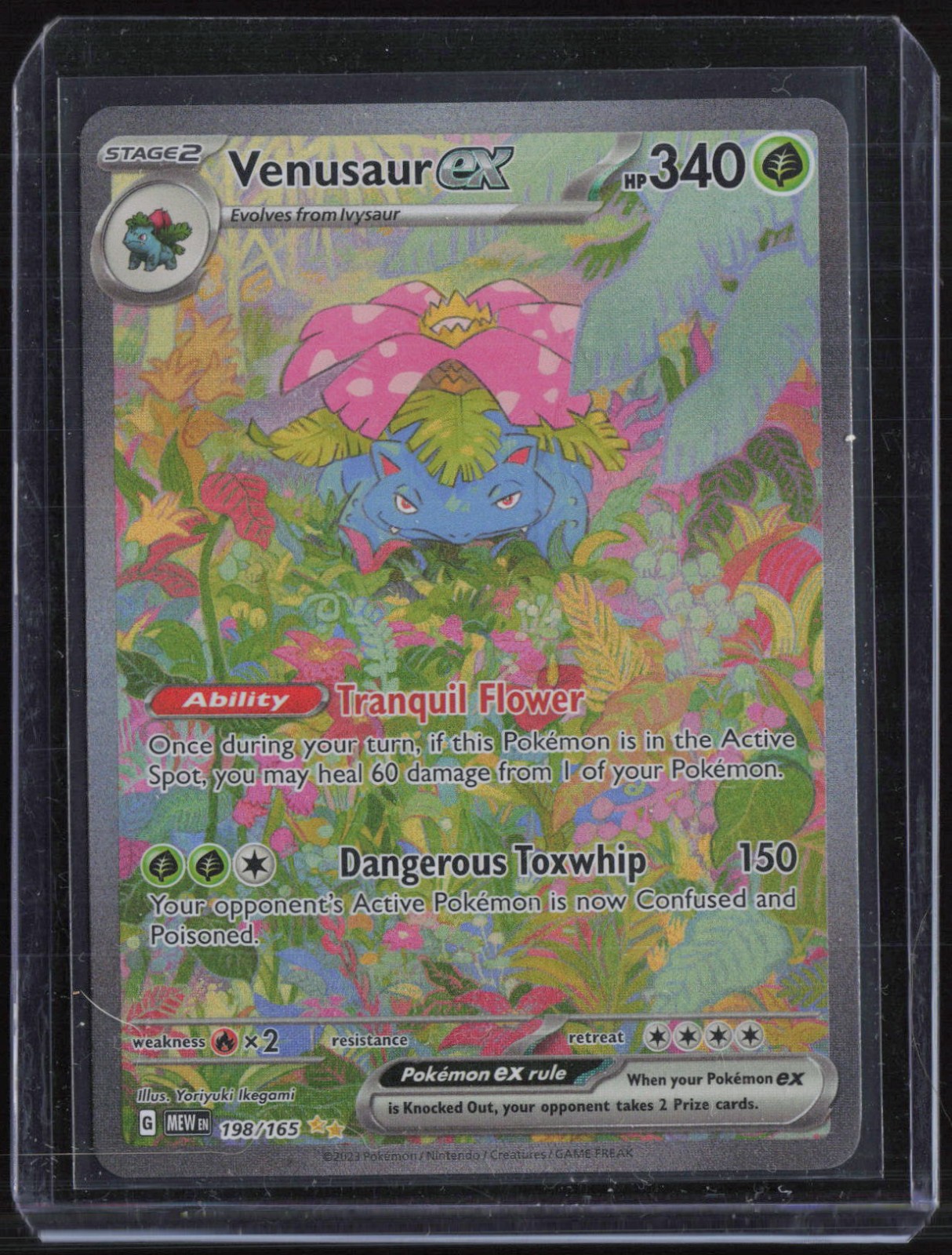 2023 Pokemon MEW EN Special Illustration Rare #198 Venusaur ex