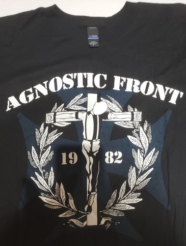 Agnostic Front T Shirt NY Hardcore Punk shirt black PICK