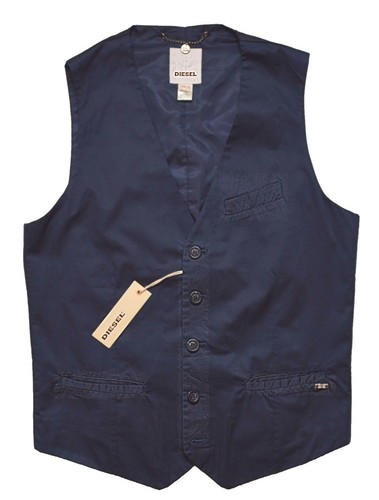 DIESEL◆ベスト/S/コットン/BLU/A04397OWBAP// DIESEL VEST S COTTON Blue A04397OWBAP Used | eBay
