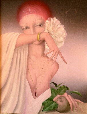 Philippe Auge Original Oil on Canvas Listed French Contemporary artist