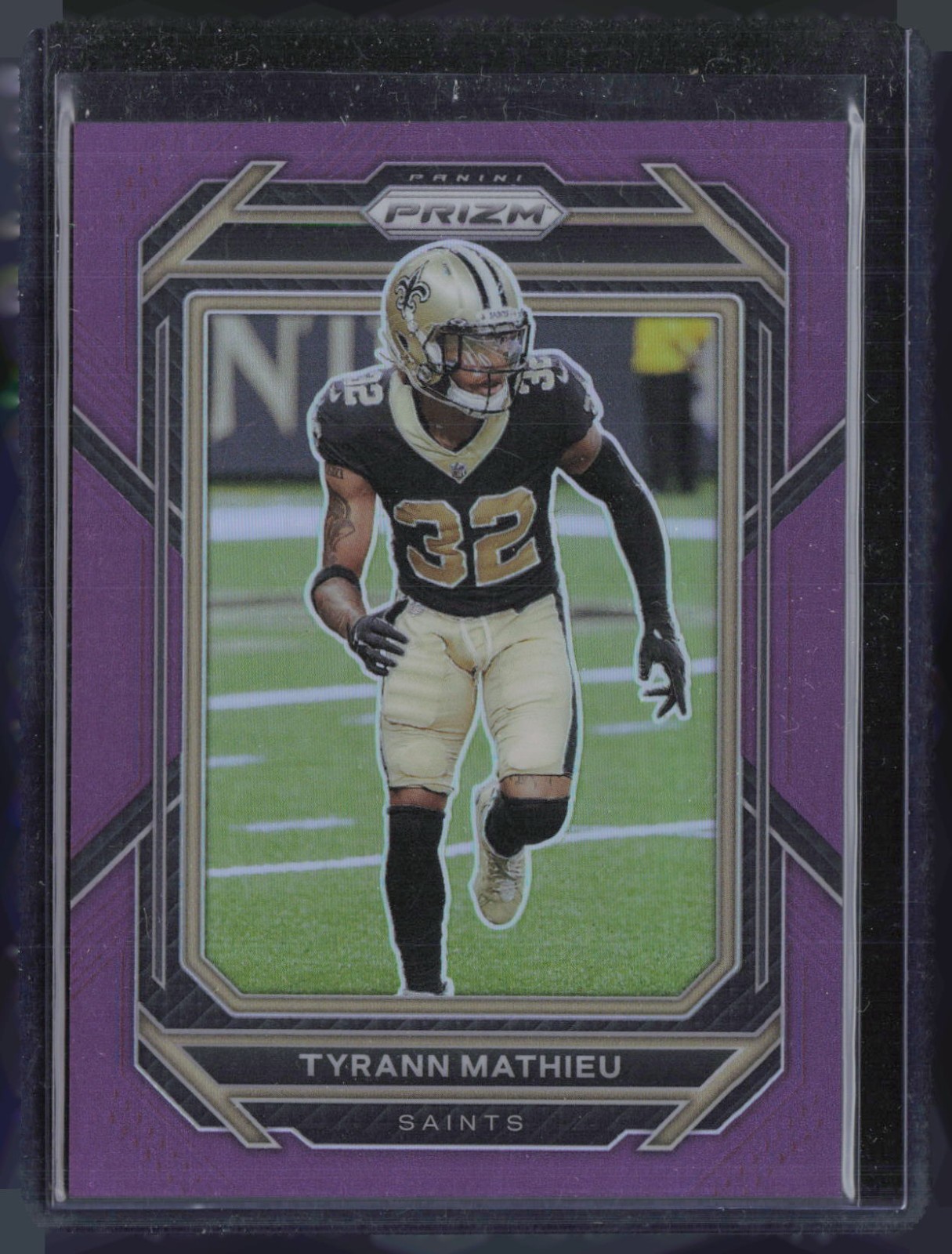 2022 Panini Prizm Purple #211 Tyrann Mathieu 94/125