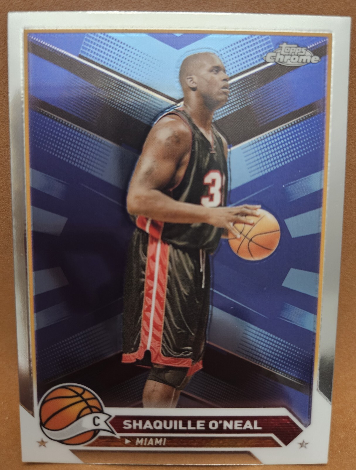 2023-24 Topps Chrome Basketball #148 Shaquille O'Neal Miami