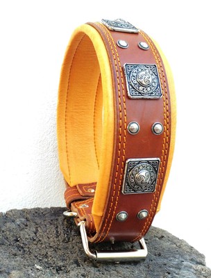 Bestia Eros Set. Collar & Harness & leash. Big dogs only! Hand made in Europe!