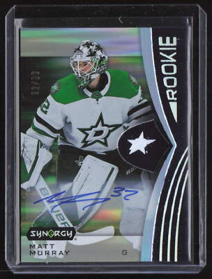 Matt Murray 2023-24 UD Synergy Rookie Auto /99 #109 Dallas Stars