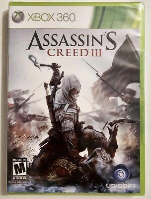 ASSASSIN'S CREED III 3 XBOX 360 BRAND NEW FACTORY SEALED FAST SHIPPING 