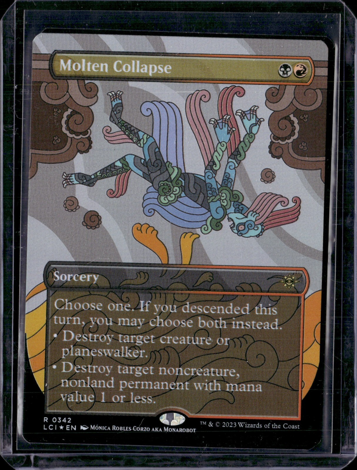 Molten Collapse 342 Foil - LCI - NM - MTG Magic The