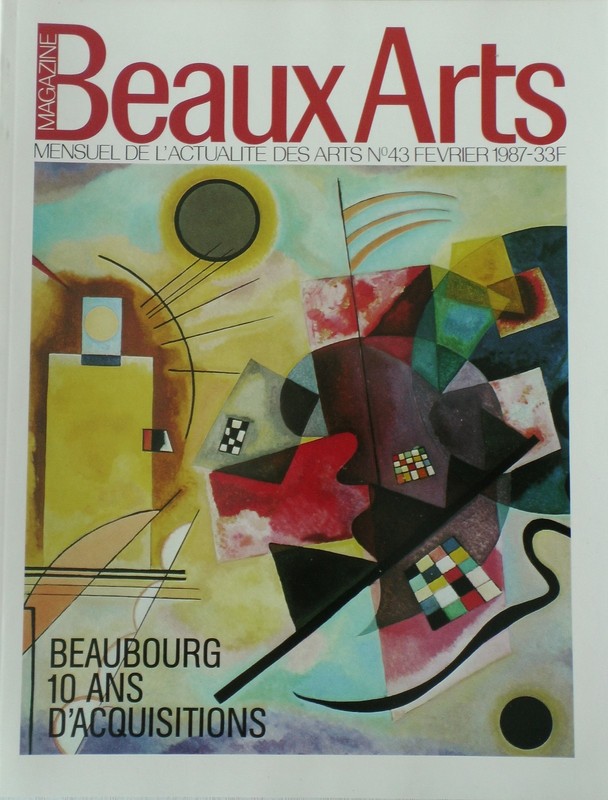 Beaux Arts Magazine NÂ° 43/FÃVrier 87/Beaubourg 10 Ans/Schnabel/Nemeyer/Subleyras