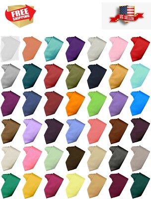 Men's Solid Satin Neck Tie 59
