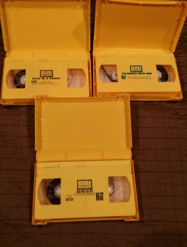 Lot of 3 Bob the Builder VHS