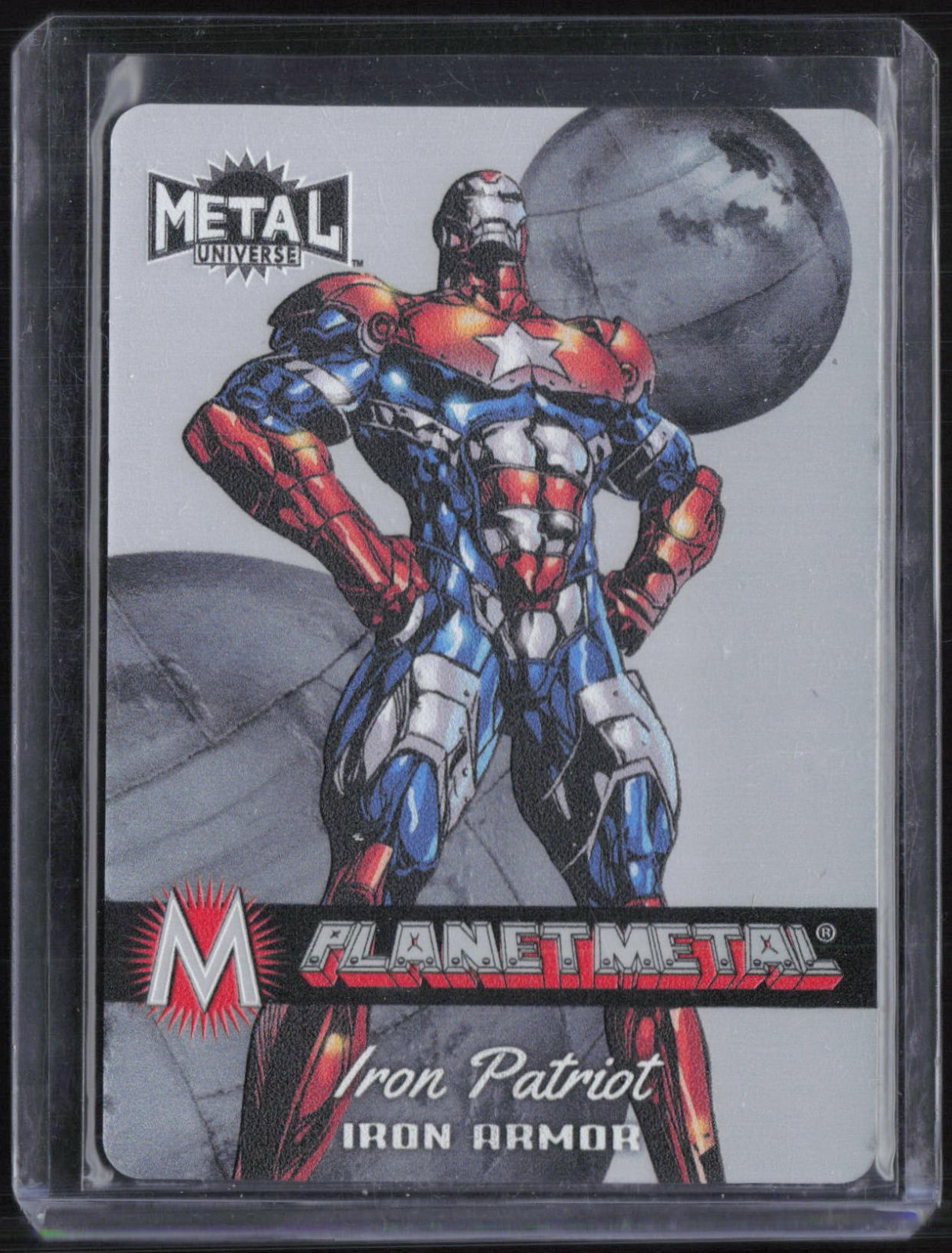 2023 Skybox Marvel Metal Universe Avengers Planet Metal Iron Patriot