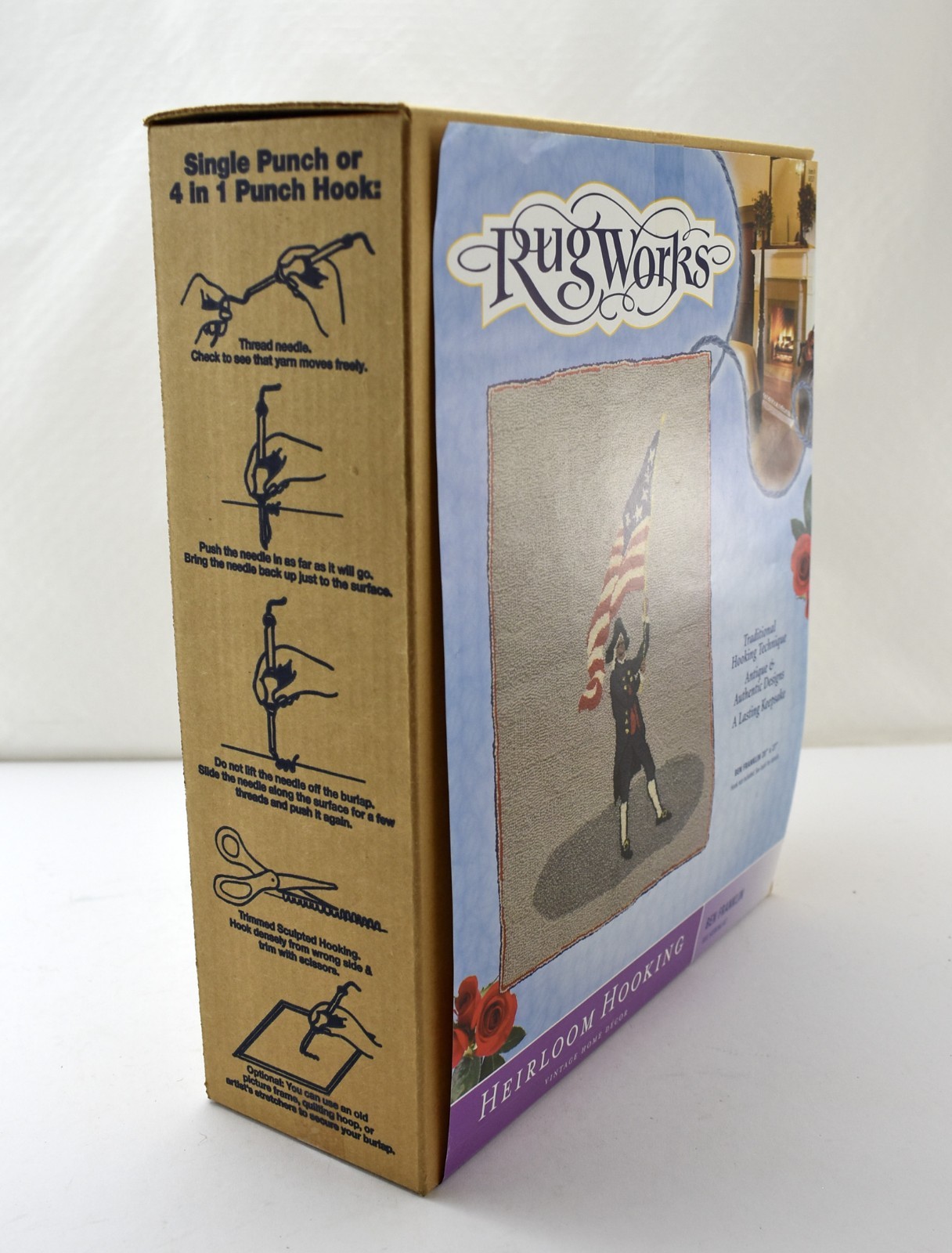 RugWorks Ben Franklin Heirloom Hooking Rug Kit-Printed Jute Backing 20