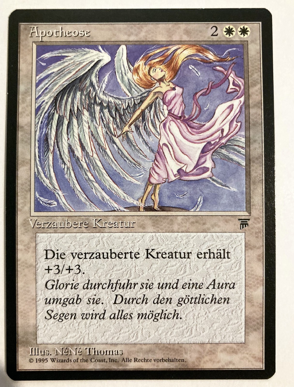 Divine Transformation (German) Legends NM Renaissance MTG