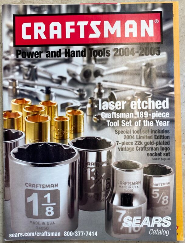 Sears Craftsman 2004-2005 Power and Hand Tools Catalog, 181 pages