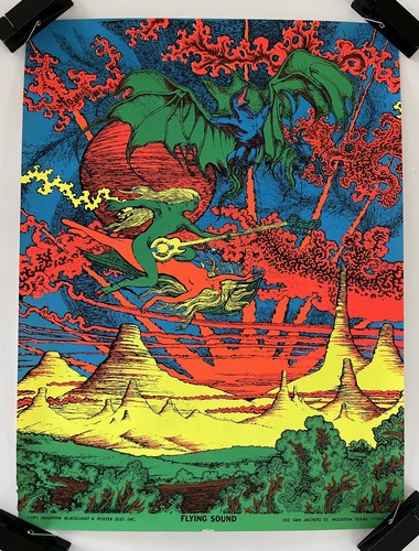 1971 vintage Have A Nice Day ブラックライトポスター Vintage Original 1971 Have a Nice Day Smile Smiley Face