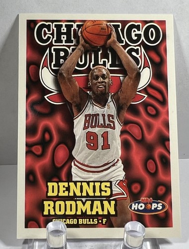 ⚡️NBAトレーディングカード D.Rodman 🔥1997-98 NBA Hoops Dennis Rodman 🏀 Chicago Bulls #30 OG