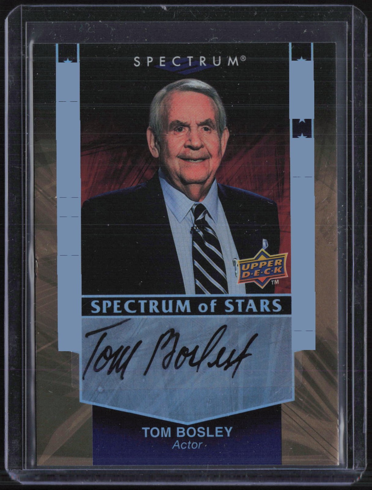 2008 Upper Deck Spectrum Spectrum Of Stars Tom Bosley Auto Autograph