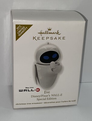 Hallmark 2012 Eve WALL-E Disney/Pixar Limited Quantity Keepsake Ornament NEW