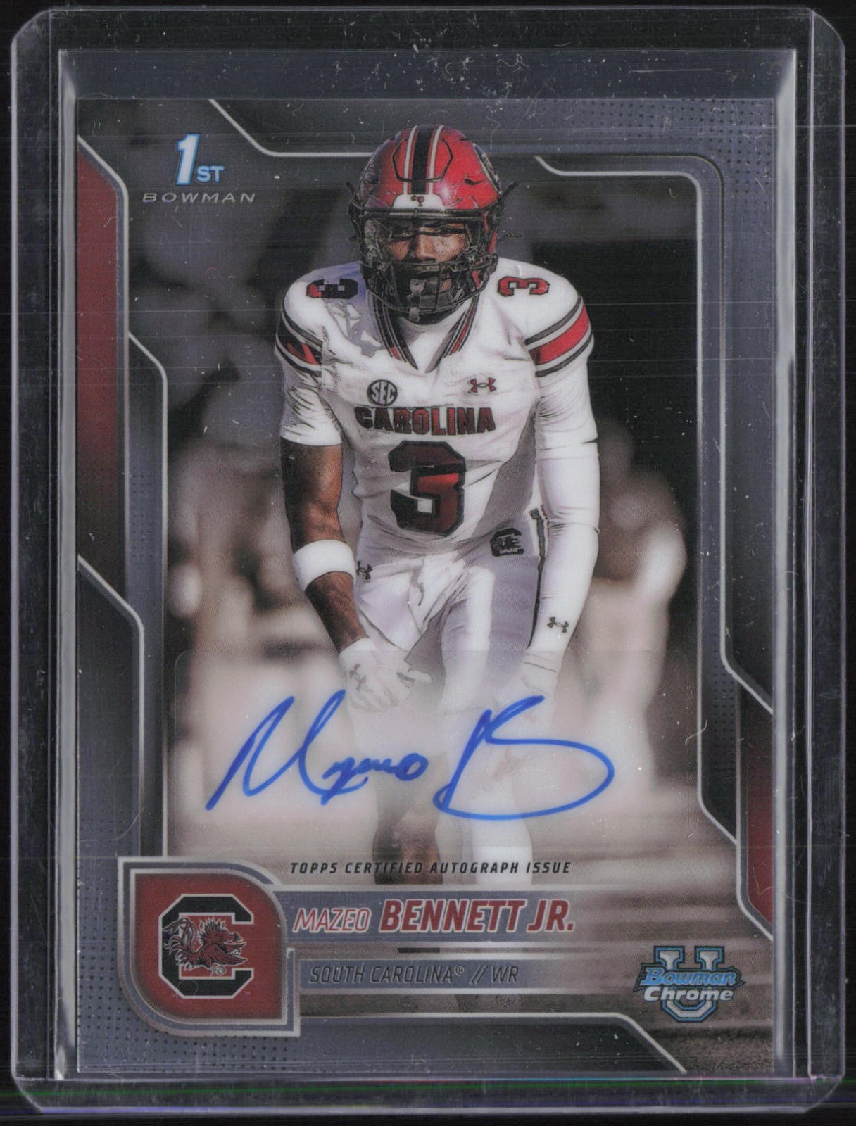 2025 Bowman U Chrome Variation Mazeo Bennett Jr Auto Autograph RC Rookie