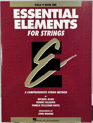 Essential Elements for Strings - Viola Book 1 String Method Hal Leonard
