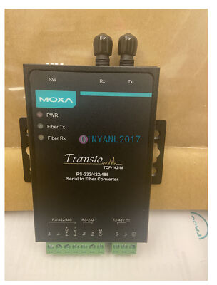1PCS NEW MOXA TCF-142-M-ST RS232 422 485 Transfer fiber converter