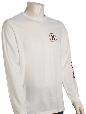 

Футболка Hurley Everyday Washed One And Only Icon LS — белая — новинка, Белый