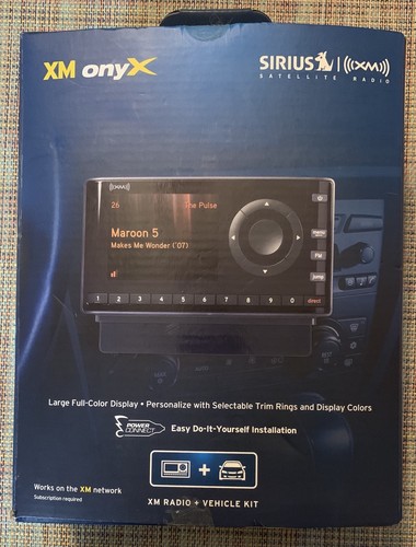 Sirius XM Onyx Radio Satellite Digital Home Dock Kit w/Car Kit Bundle