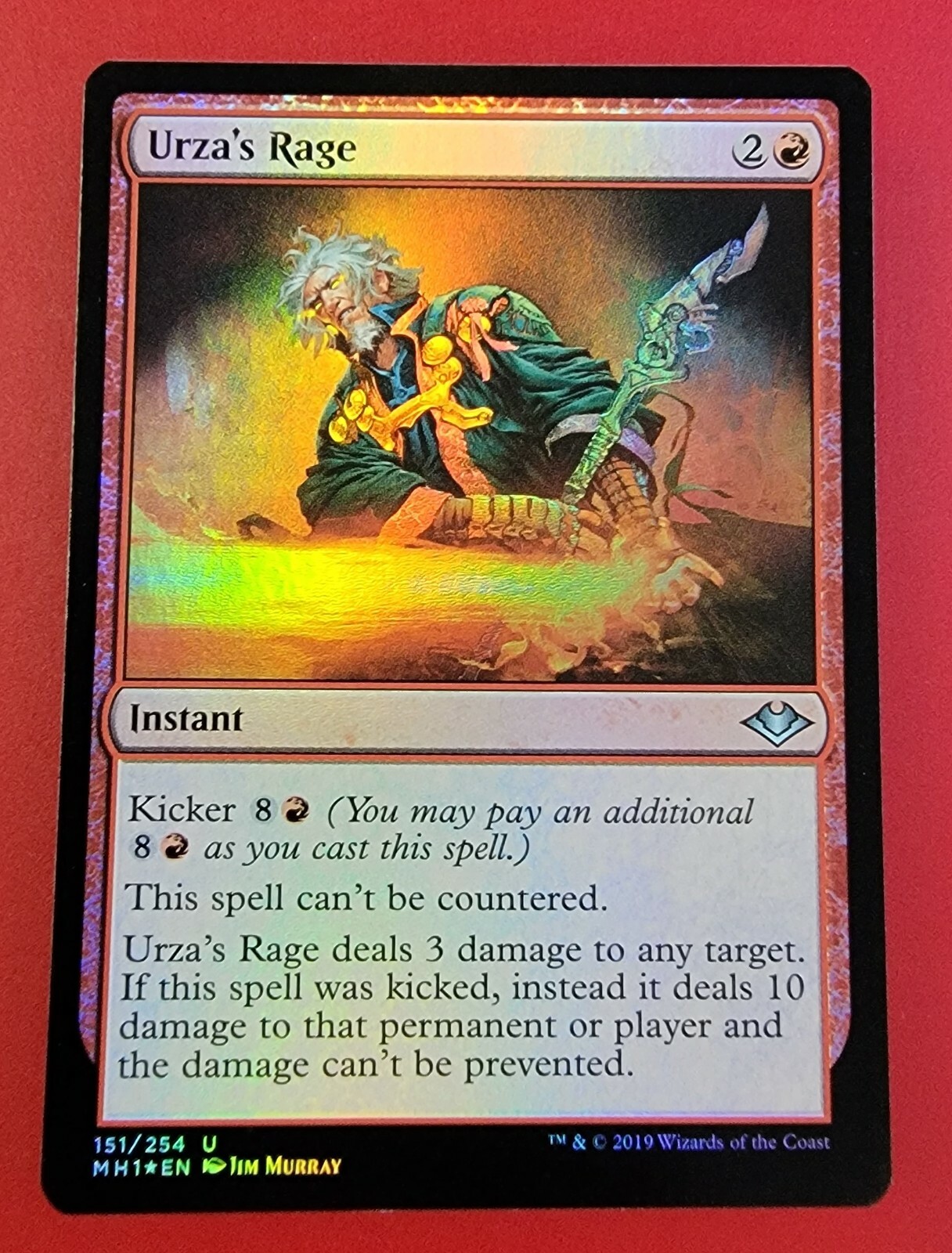 MTG Urza's Rage ウルザの怒り foil 151)《ウルザの激怒/Urza's Rage》[MH1] 赤U | 日本最大級 MTG