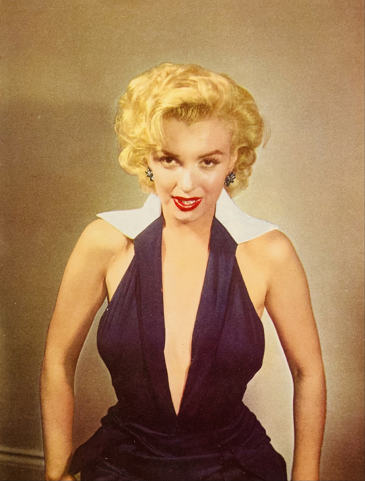Marilyn Monroe Calendar Litho 1953 VTG Banned Pinup Frank
