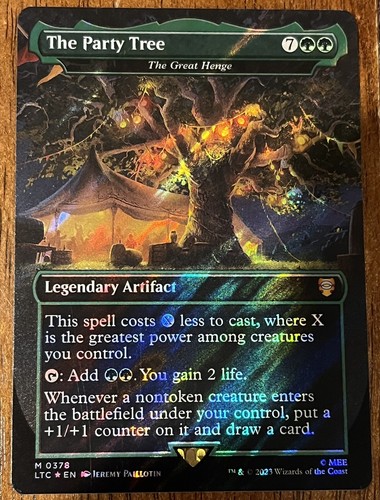 MTG Magic Lord of the Rings SURGE FOIL The Party Tree / the