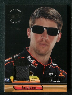 2012 Press Pass Ignite Materials Gun Metal #IMDH Denny Hamlin 73/99