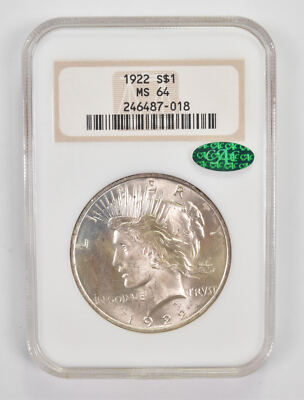 8062明治29年20銭NGC MS64 MS64 1922 Peace Silver Dollar CAC NGC *0051 | eBay