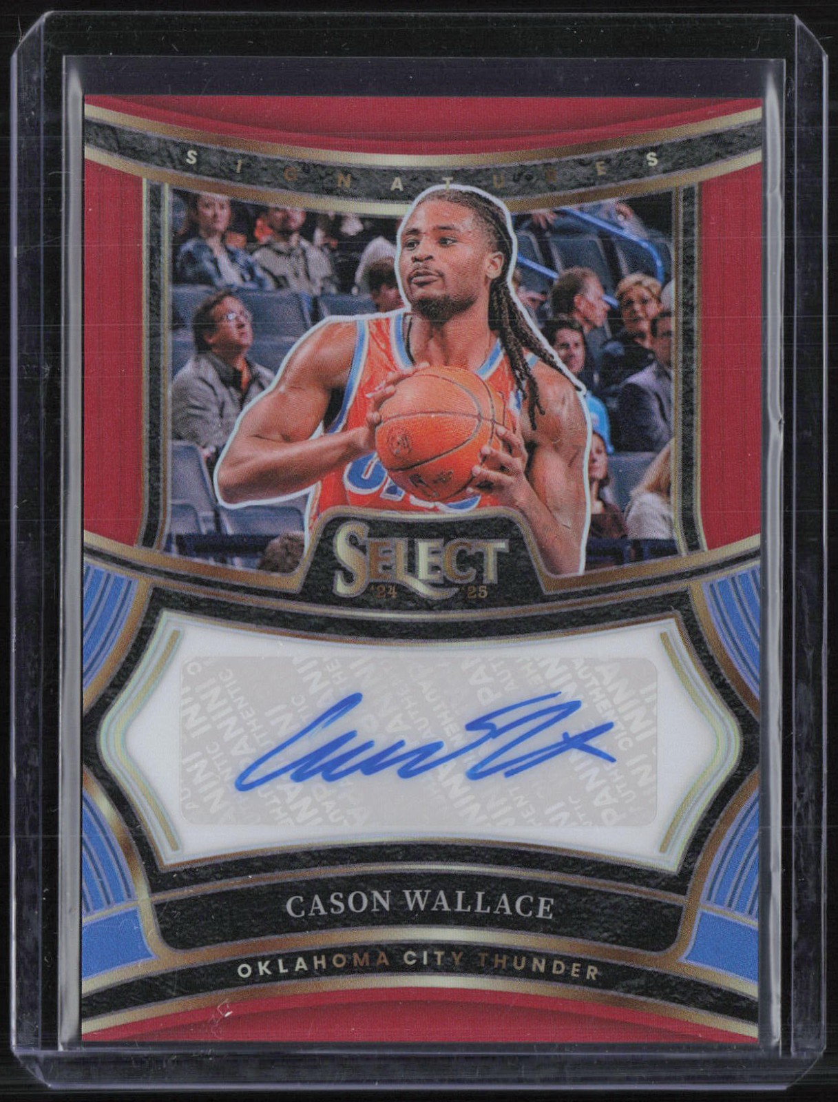 2024 Panini Prizm Red Cason Wallace Auto Autograph