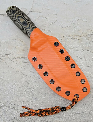 KYDEX SHEATH  with T-CLIP for ESEE 4P w 3D HANDLES, HAND MADE, ESEE440