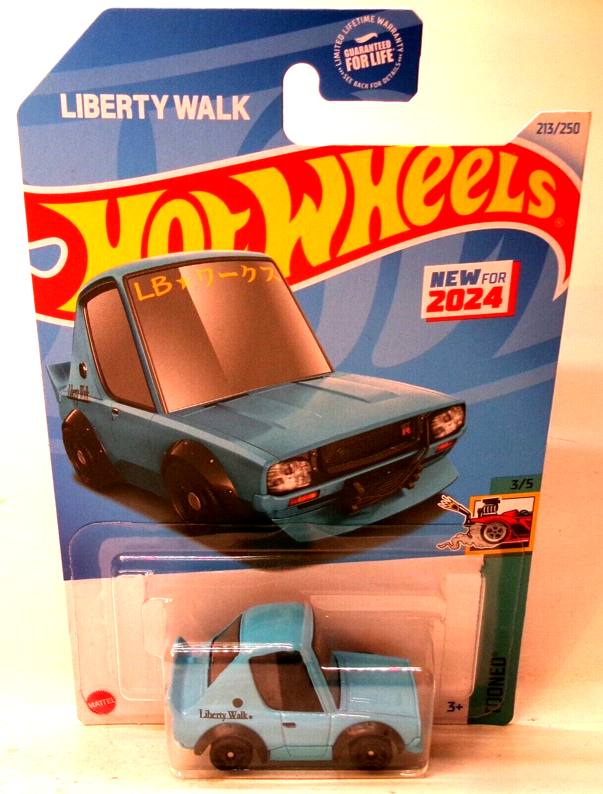 Hot Wheels 2000GT-R LBWK ミニカー１２台セット Hot Wheels Nissan Skyline 2000GT-R LBWK Liberty Walk Blue